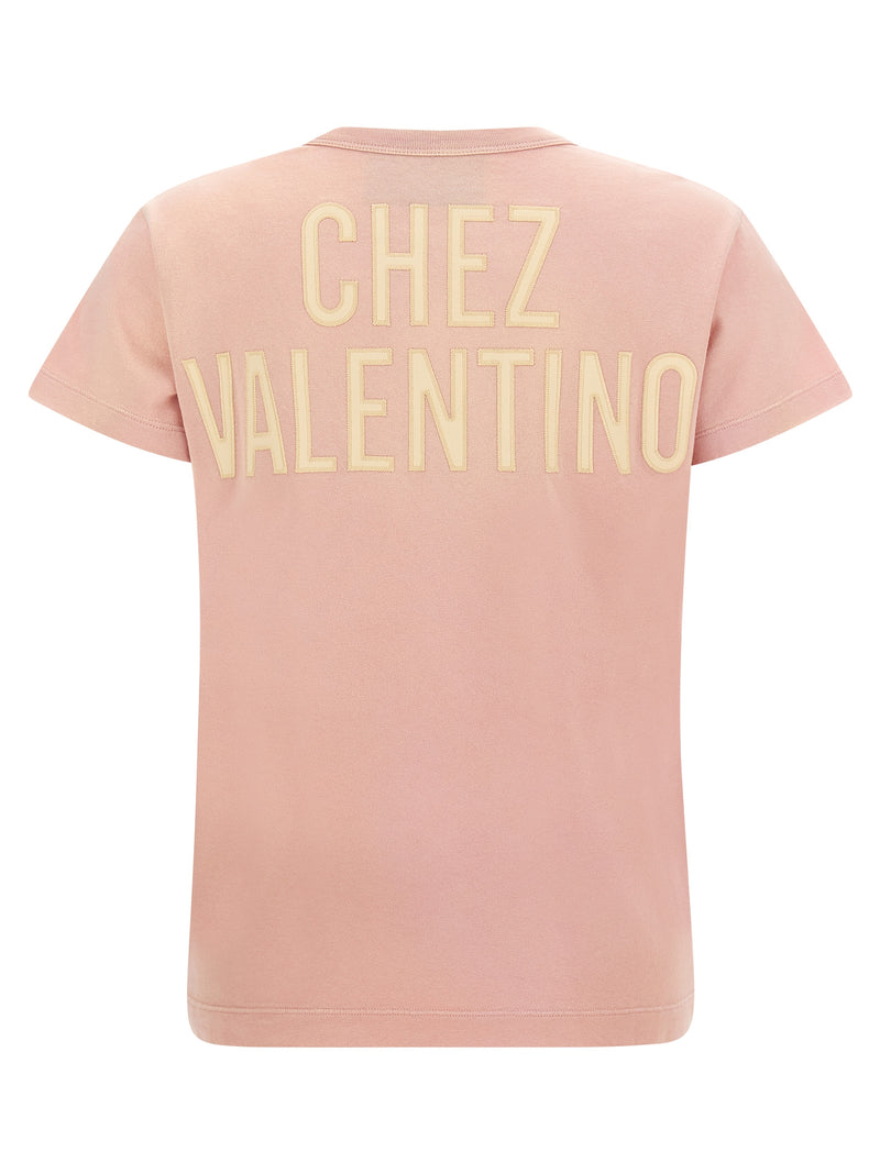 Valentino Garavani Multicolor Cotton T-Shirt with Panther Print