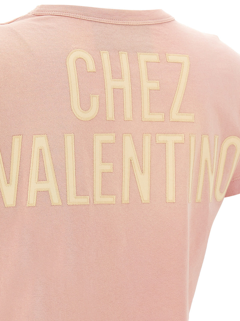Valentino Garavani Multicolor Cotton T-Shirt with Panther Print