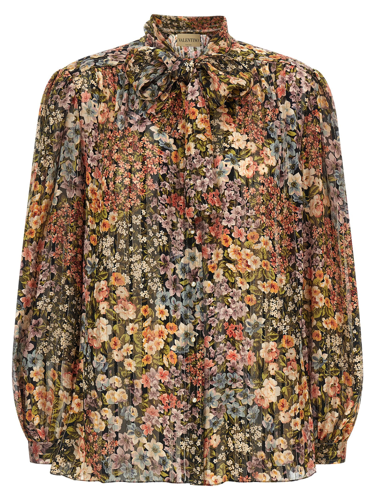 Chemisier en soie multicolore Valentino Garavani