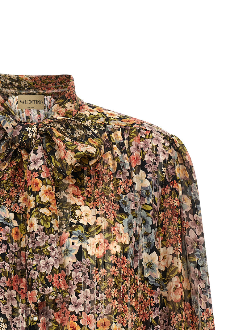 Chemisier en soie multicolore Valentino Garavani