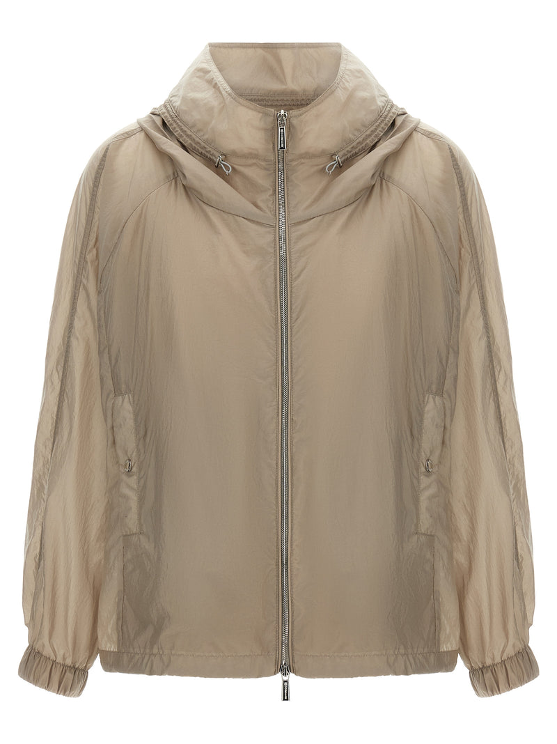 MooRER Lumina Beige Polyester Shell Jacket