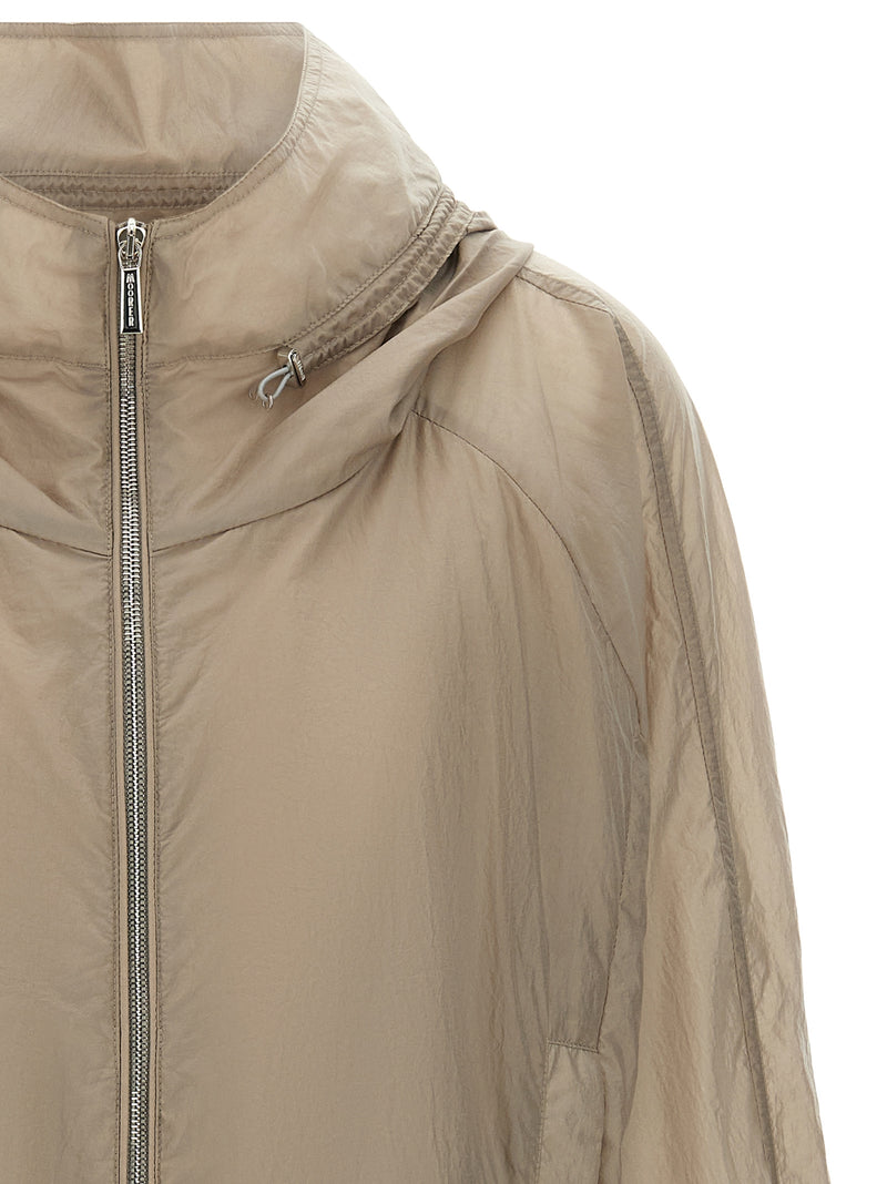 MooRER Lumina Beige Polyester Shell Jacket