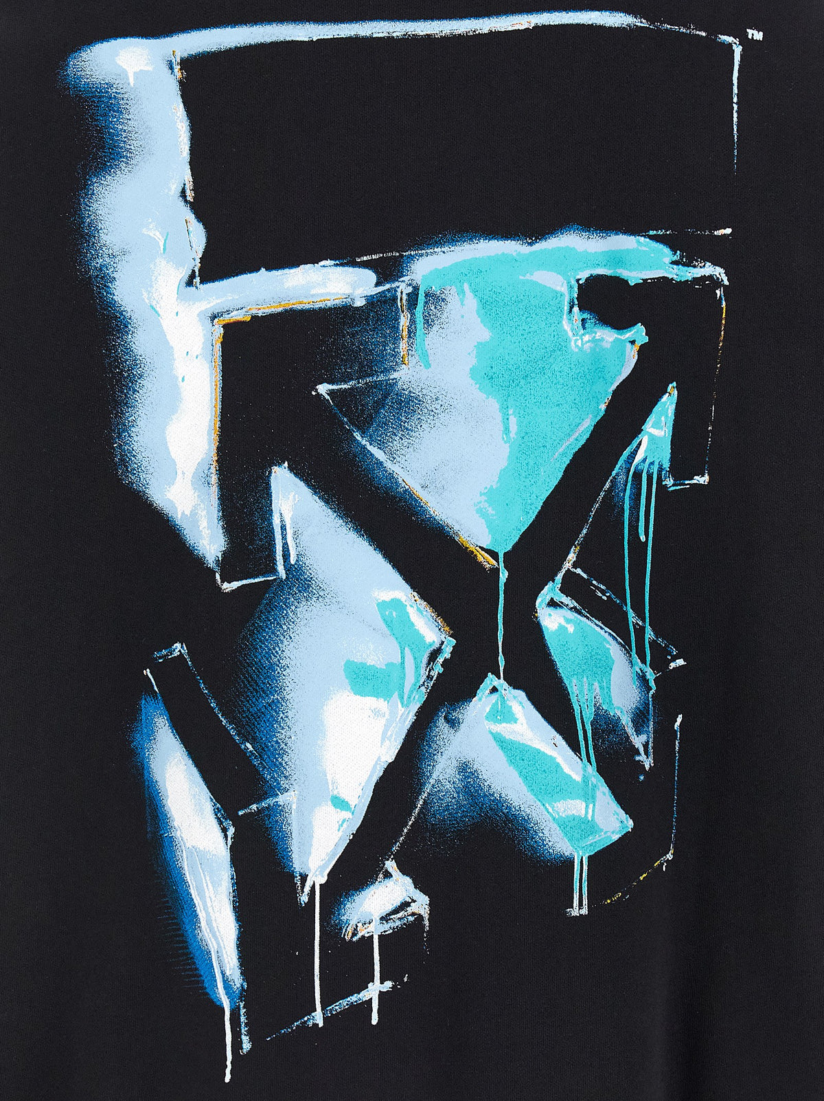 Sweat-shirt Off-White en coton noir