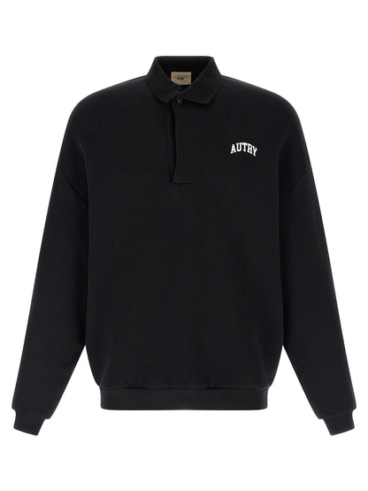 Autry Black Cotton Sweatshirt