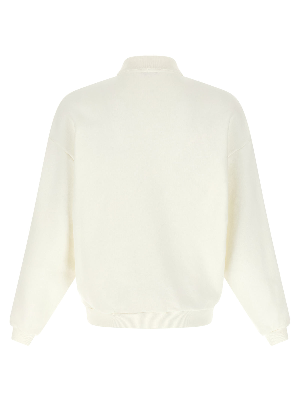 Autry White Cotton Sweatshirt