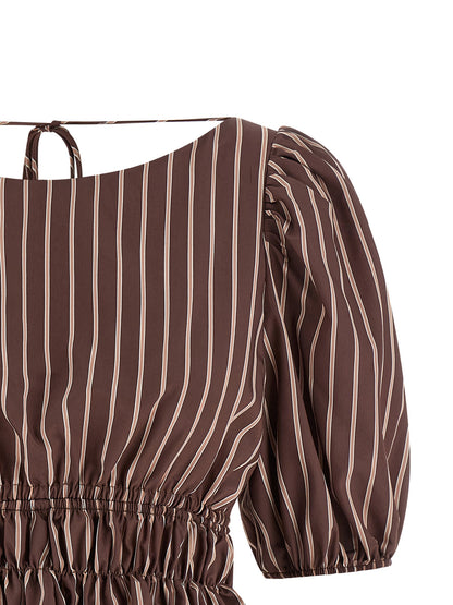 PINKO Brown Viscose Pattern Shirt