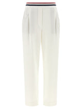 Brunello Cucinelli White Cotton Joggers - Chic Sportswear
