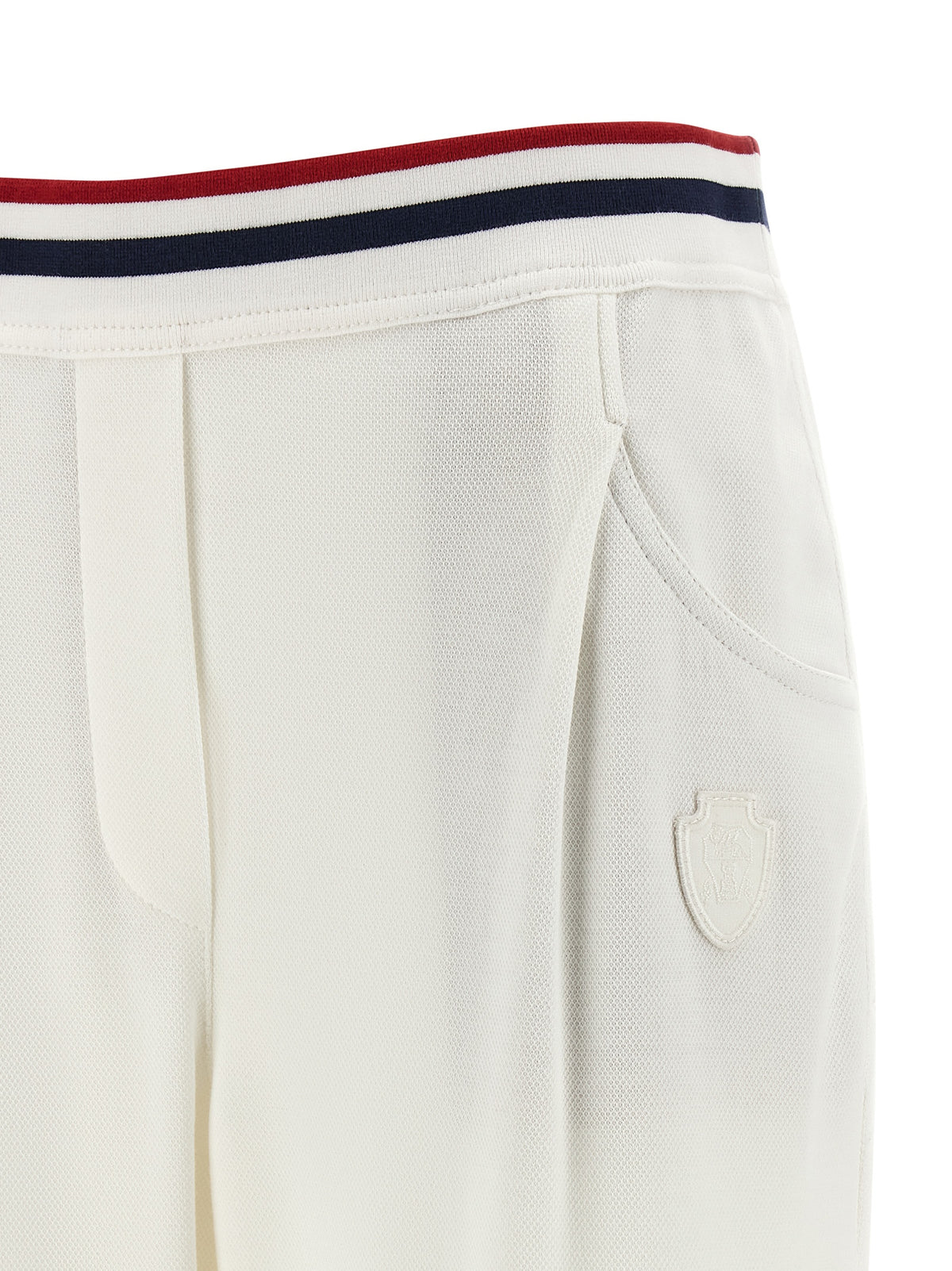Brunello Cucinelli White Cotton Joggers - Chic Sportswear