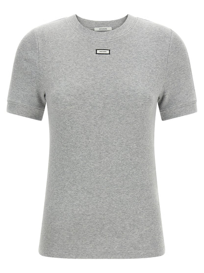 Entire Studios Gray Cotton T-Shirt