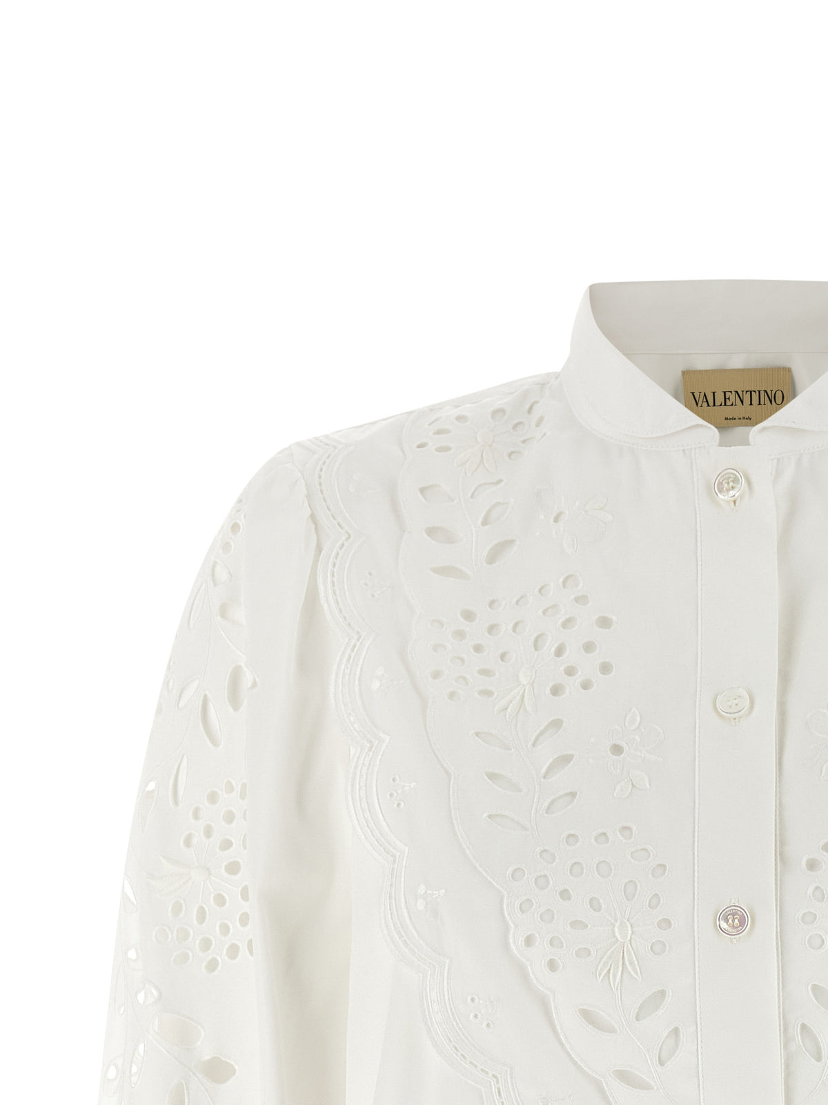 Valentino Garavani White Cotton Blouse
