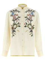Valentino Garavani Beige Linen Blouse - Timeless Elegance