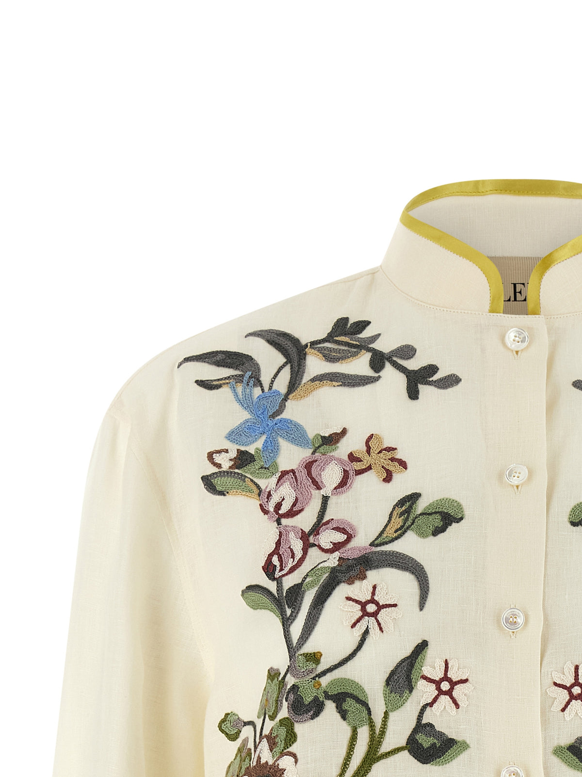 Valentino Garavani Beige Linen Blouse - Timeless Elegance