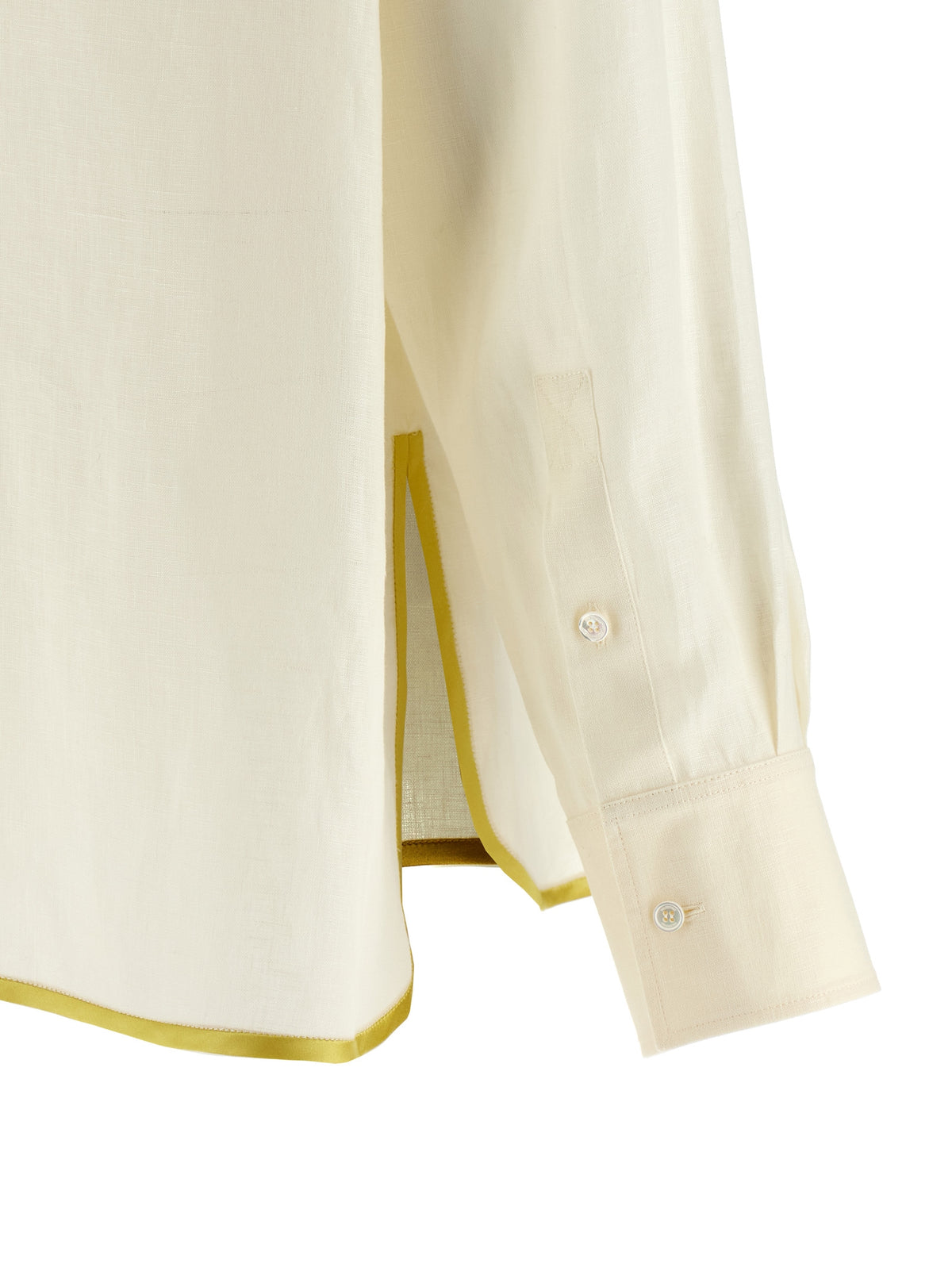 Valentino Garavani Beige Linen Blouse - Timeless Elegance