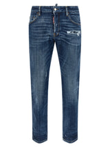 Dsquared² Skater Blue Cotton Denim Jeans for Men