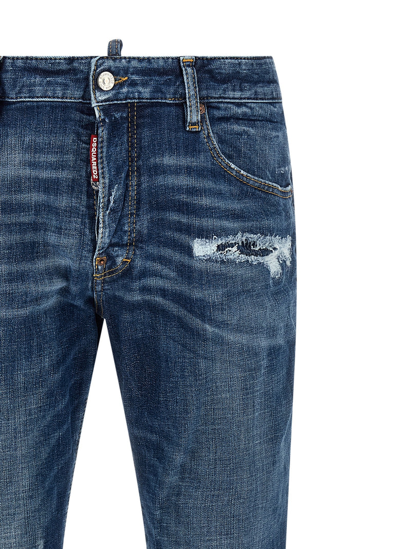 Dsquared² Blue Cotton Jeans Denim