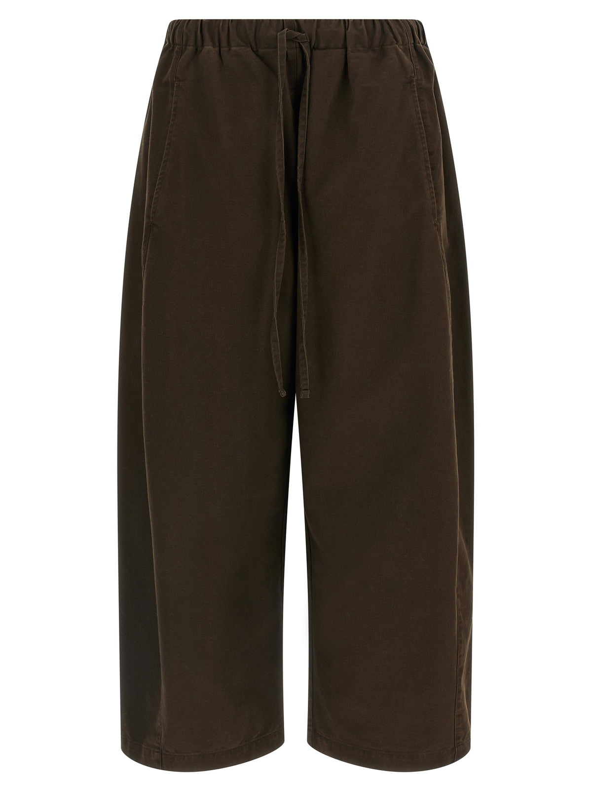 Pantalon décontracté en coton marron Entire Studios