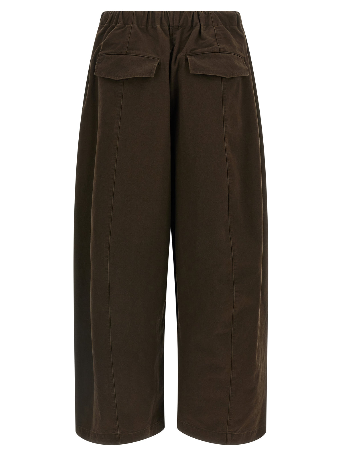 Pantalon décontracté en coton marron Entire Studios