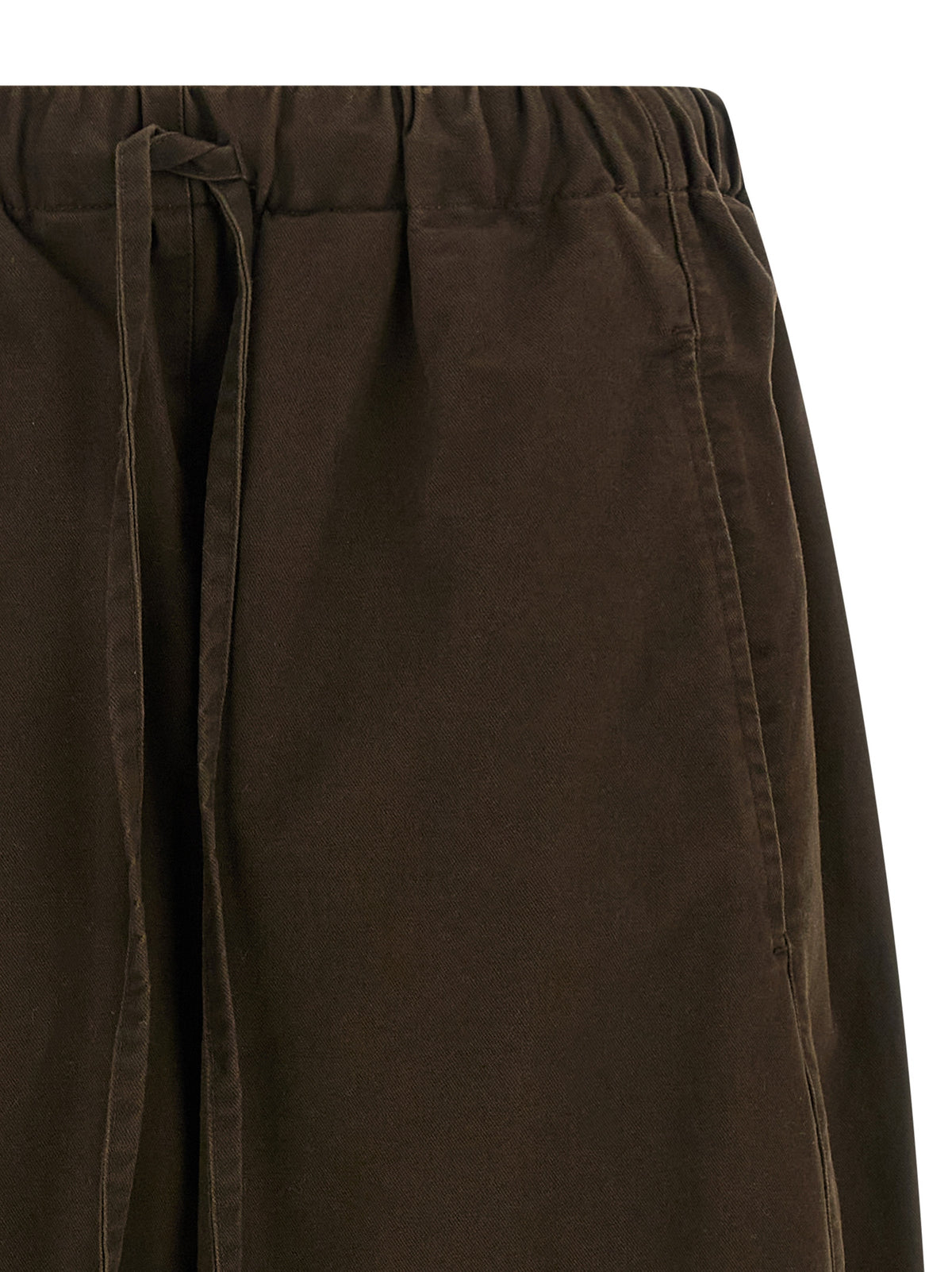 Pantalon décontracté en coton marron Entire Studios