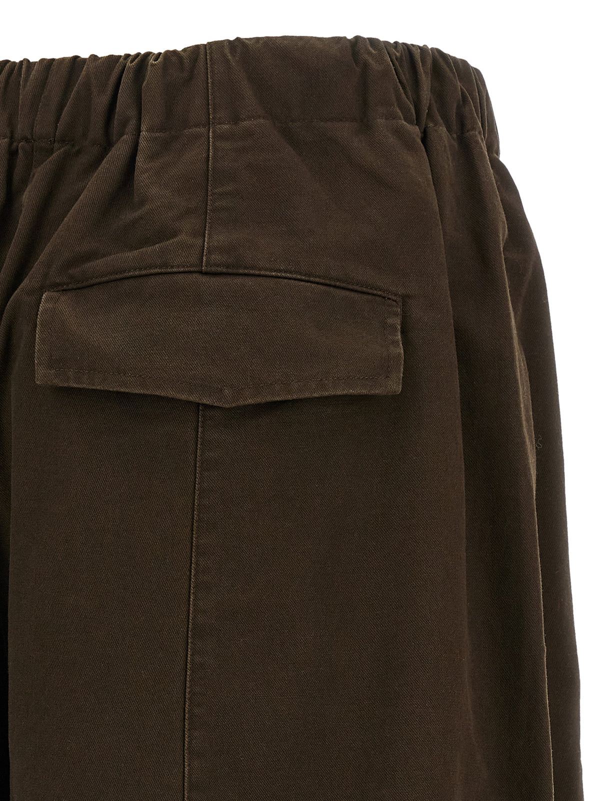 Pantalon décontracté en coton marron Entire Studios