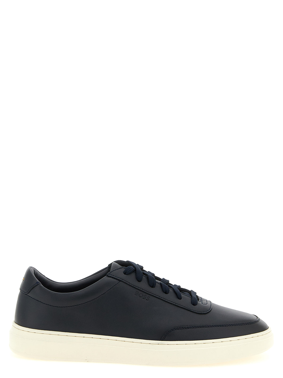 Baskets basses Hugo Boss en cuir de vachette bleu