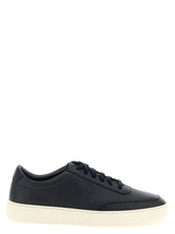 Baskets basses Hugo Boss en cuir de vachette bleu