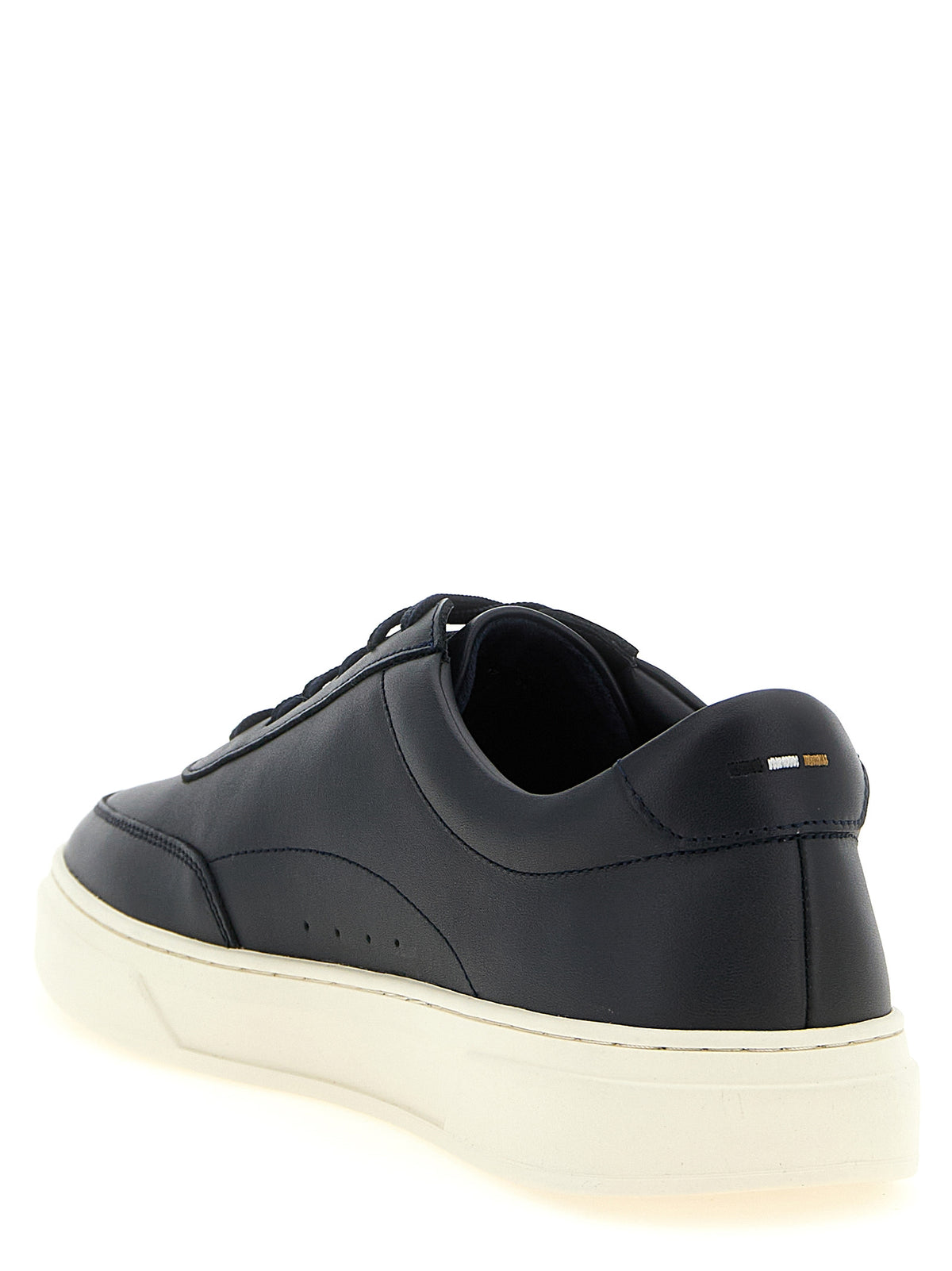 Baskets basses Hugo Boss en cuir de vachette bleu