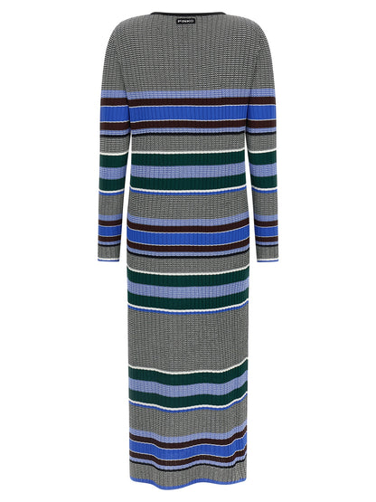 PINKO Multicolor Viscose Long Dress