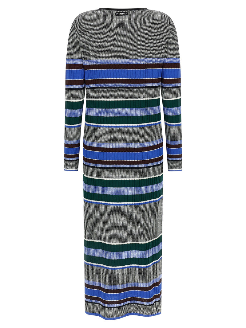 Robe longue PINKO en viscose multicolore