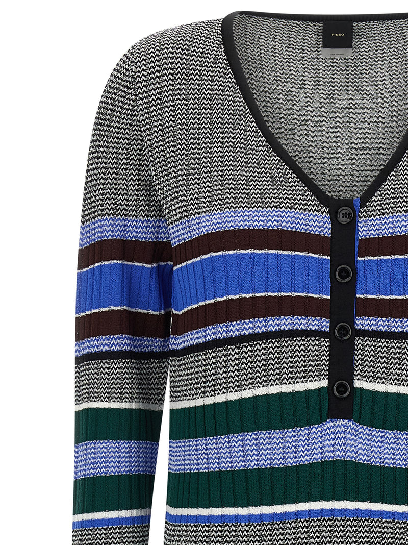 Robe longue PINKO en viscose multicolore