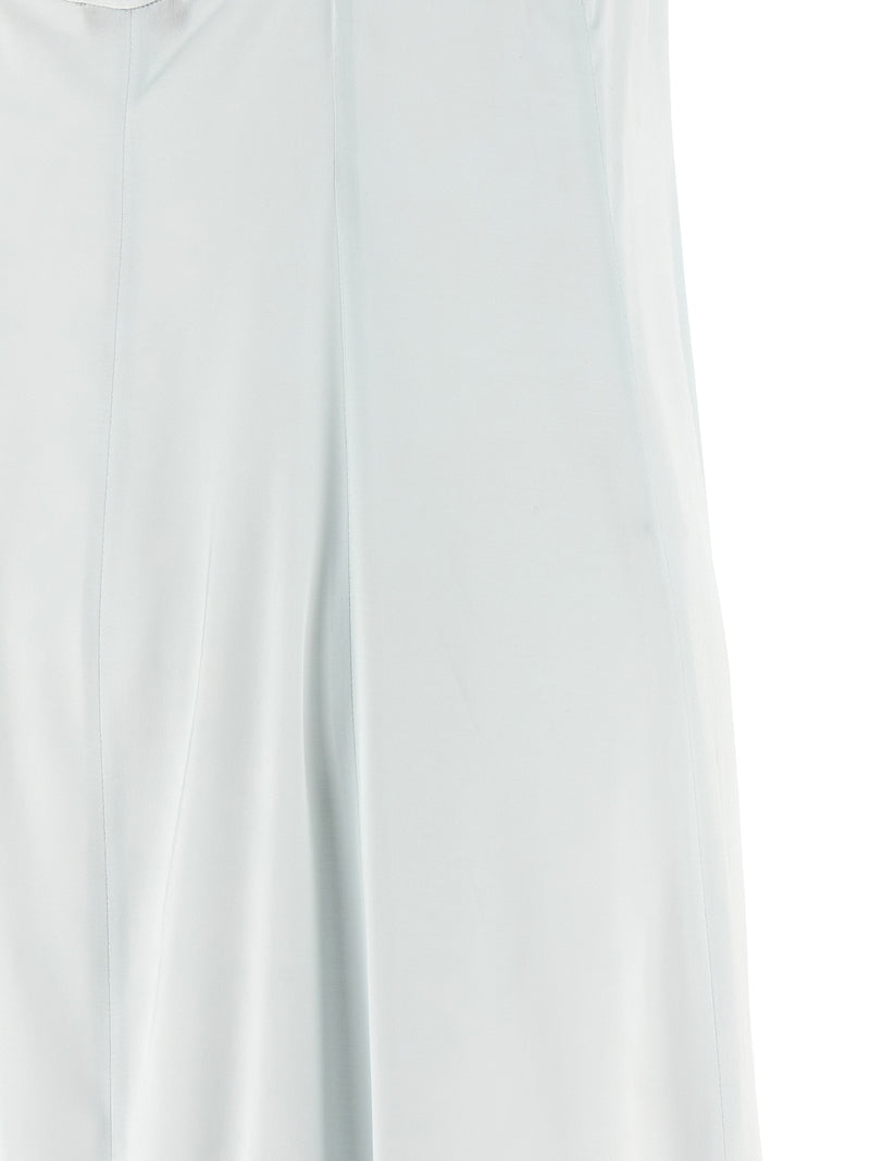 Peserico Blue Viscose Long Dress