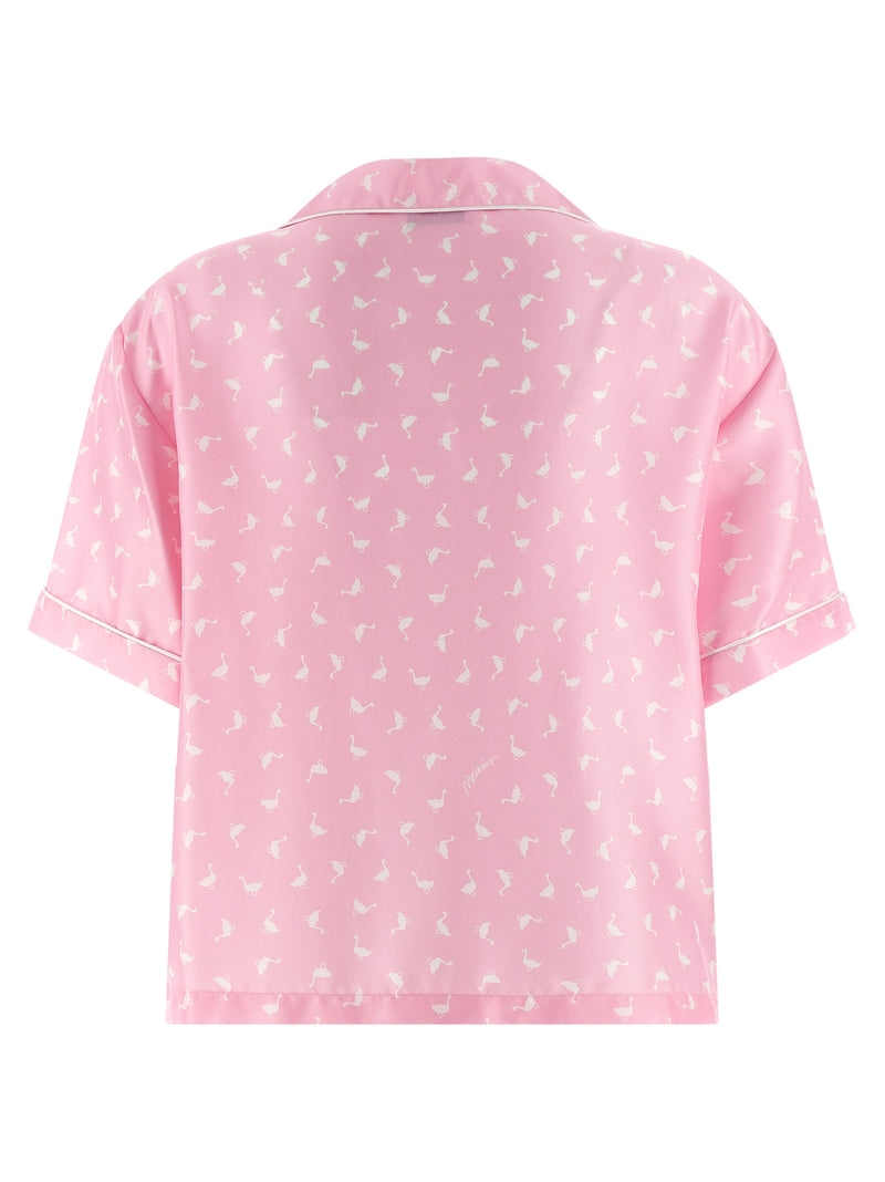 Moschino Multicolor Silk Blouse - Bold Fashion Statement