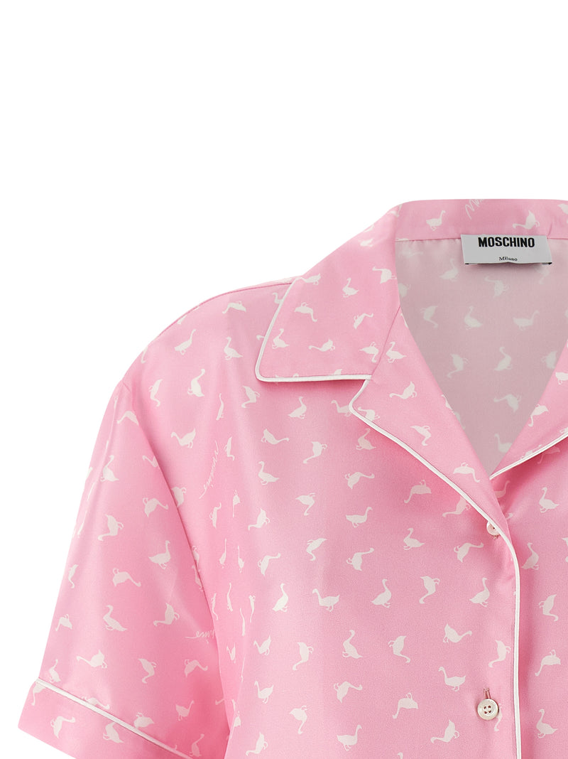 Moschino Multicolor Silk Blouse - Bold Fashion Statement
