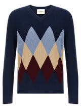 Ballantyne Blue Cotton Cardigan for Men - 4XL