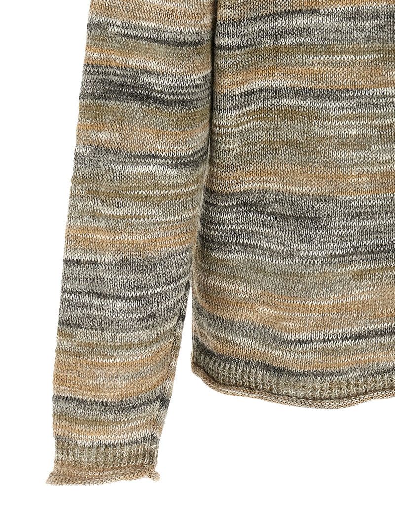 Cardigan Roberto Collina en lin gris