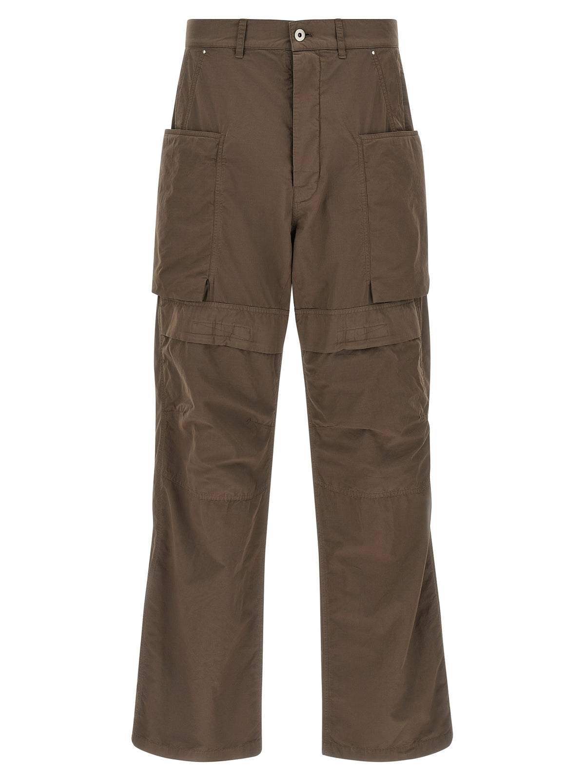 DRKSHDW Brown Cotton Cargo Pants