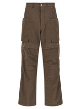 DRKSHDW Brown Cotton Cargo Pants