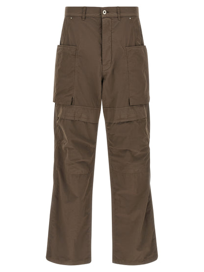 DRKSHDW Brown Cotton Cargo Pants