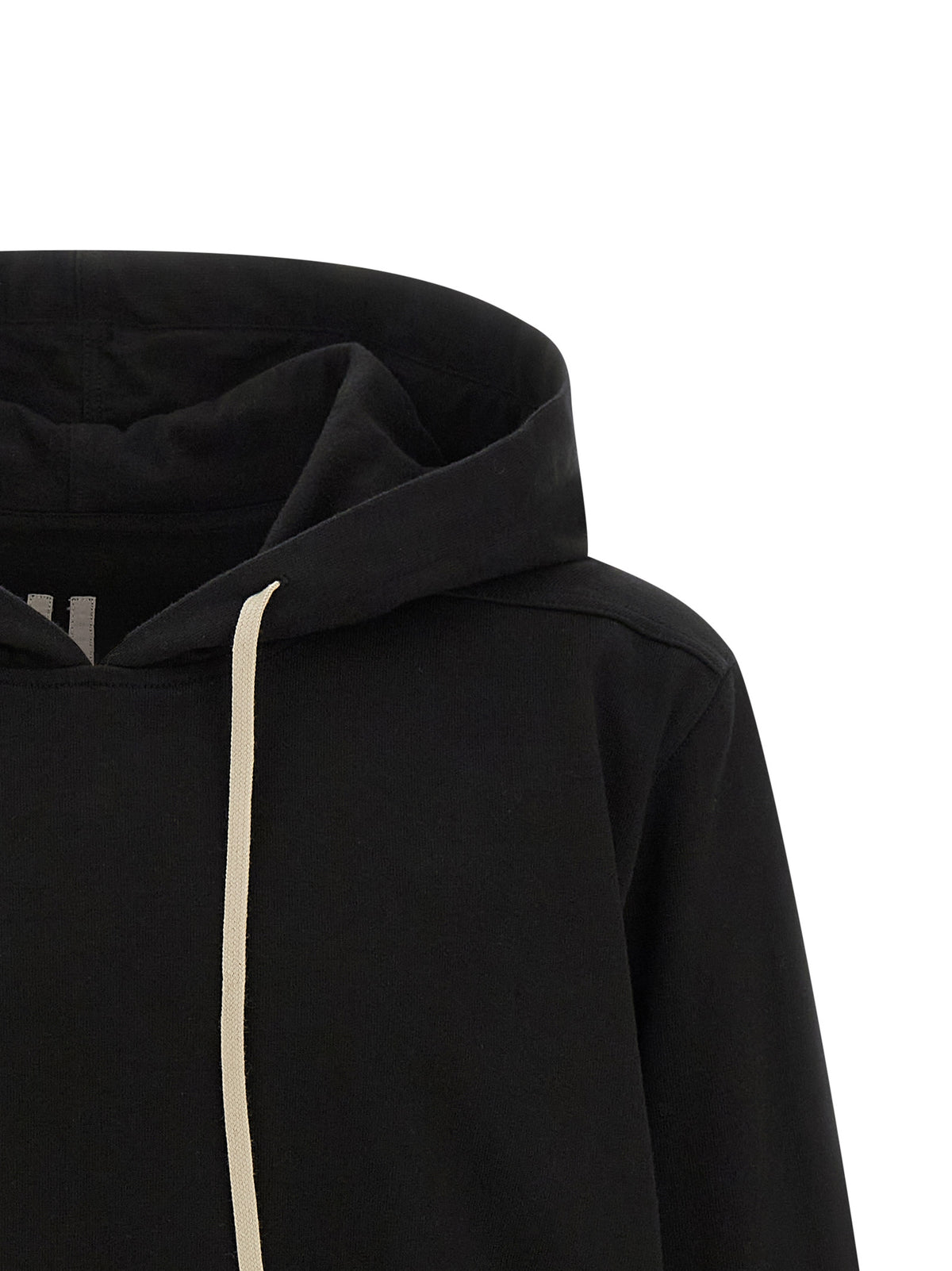 Sweat-shirt en coton noir Rick Owens