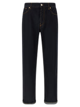 Jean droit en coton bleu Department 5