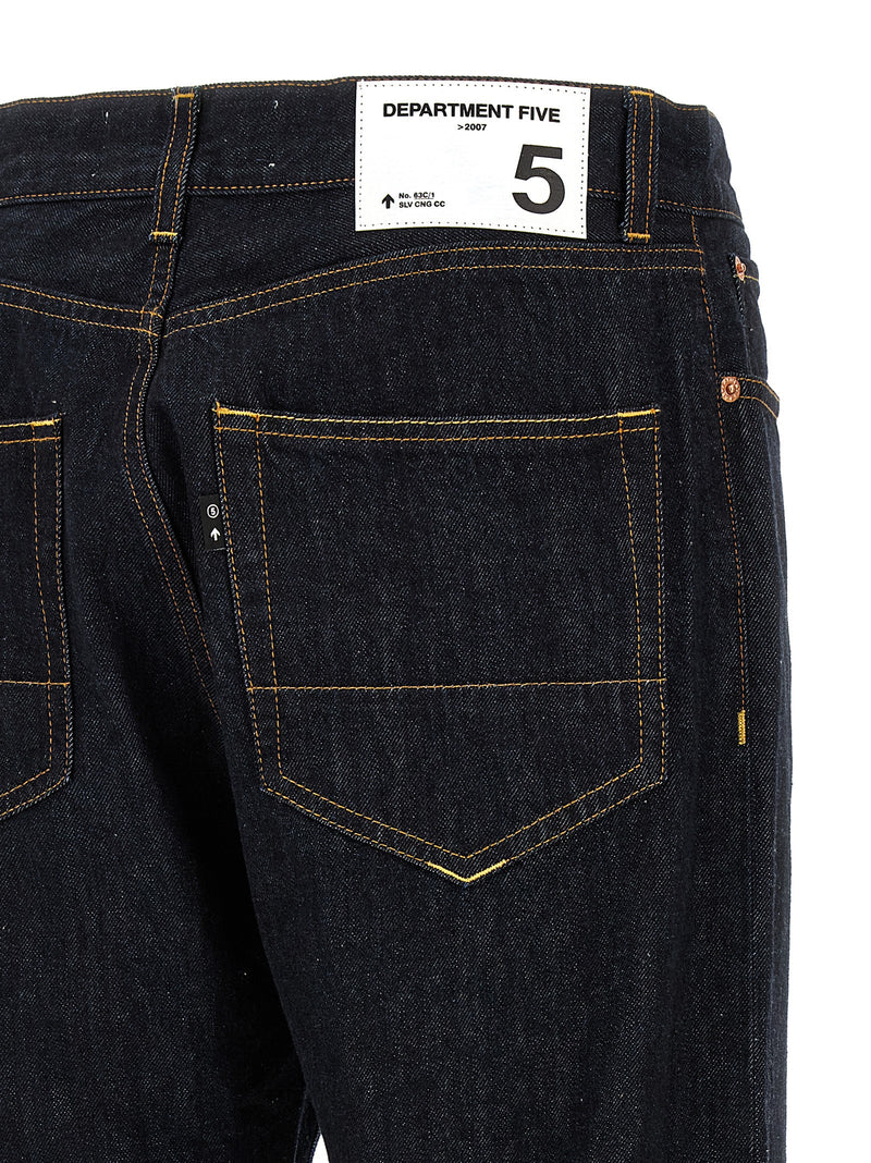 Jean droit en coton bleu Department 5