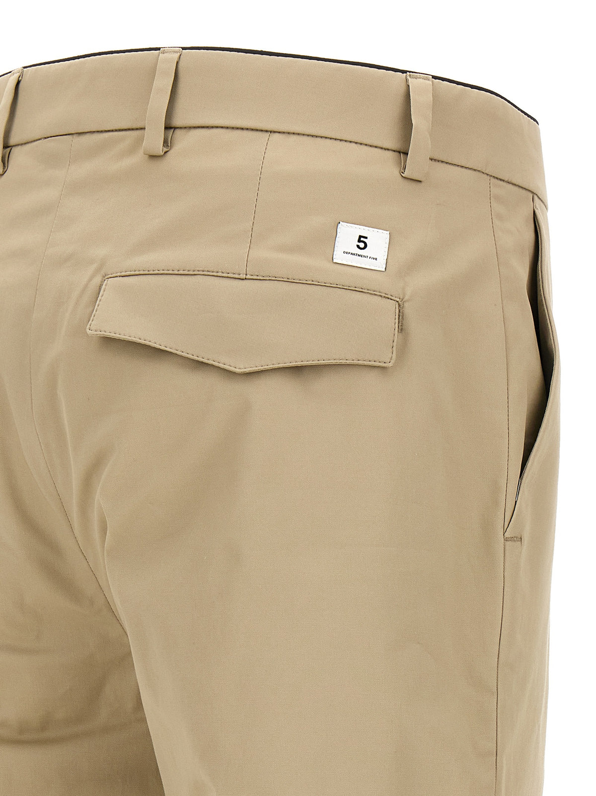 Pantalon court en coton beige Department 5