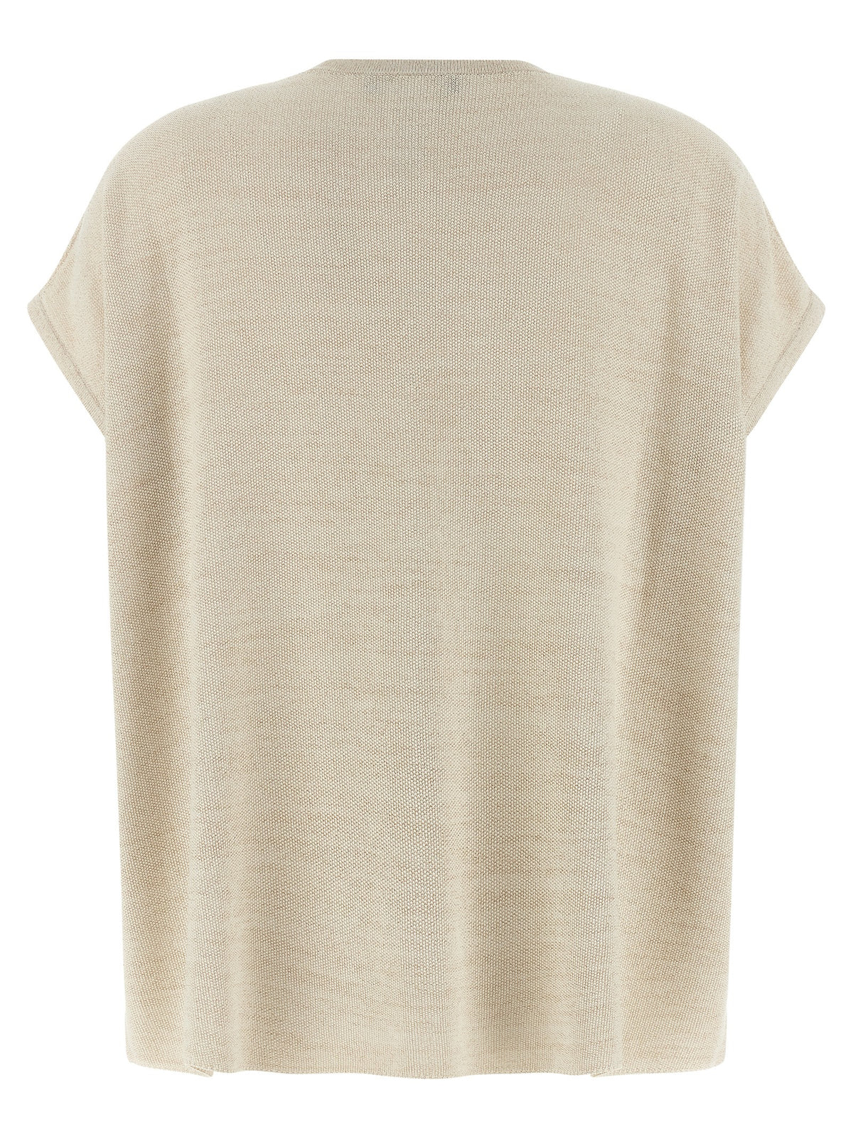 Gilet en Coton Doré Fabiana Filippi