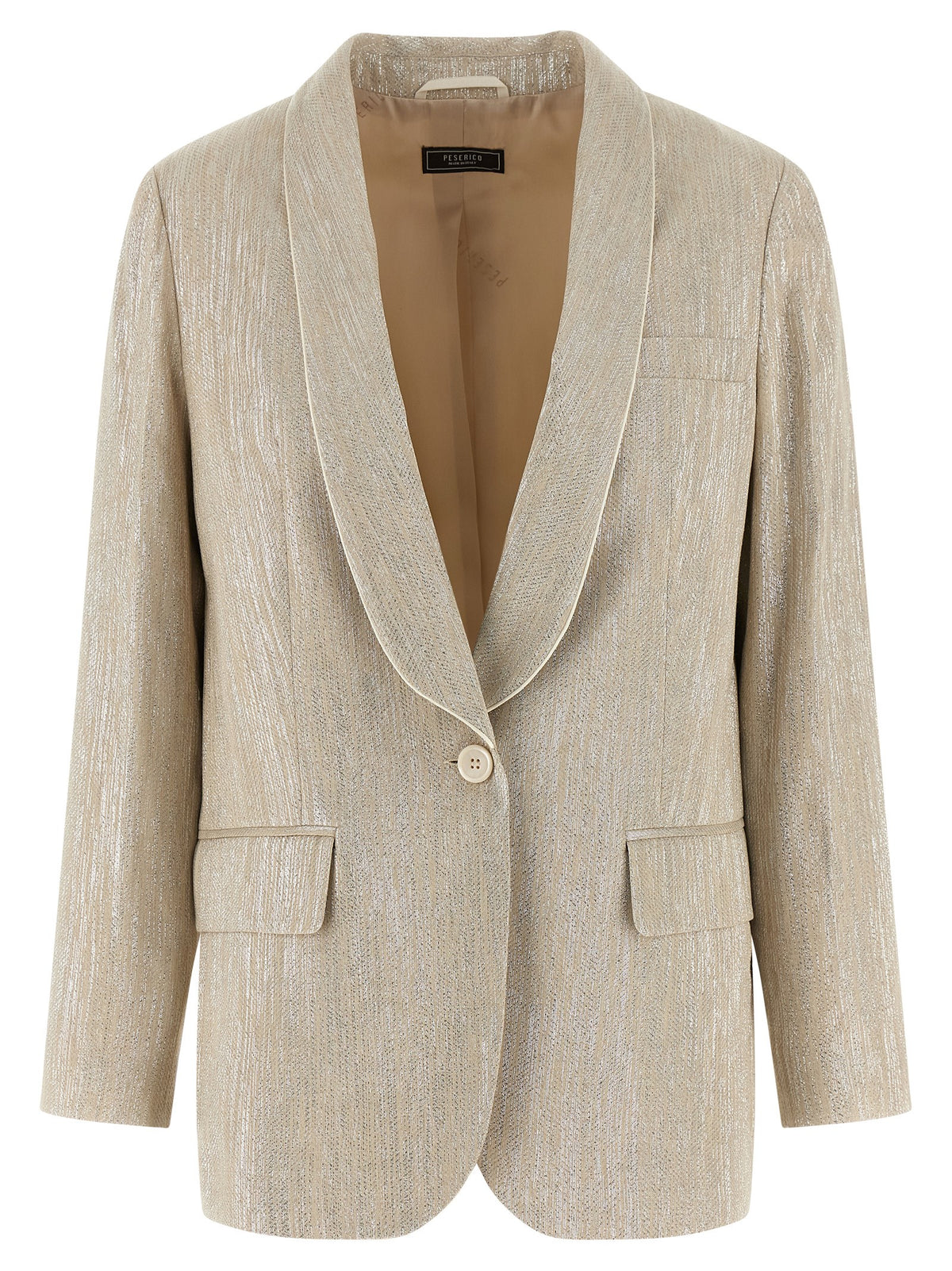 Peserico Beige Viscose Blazer