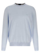 Cardigan Hugo Boss bleu en laine vierge