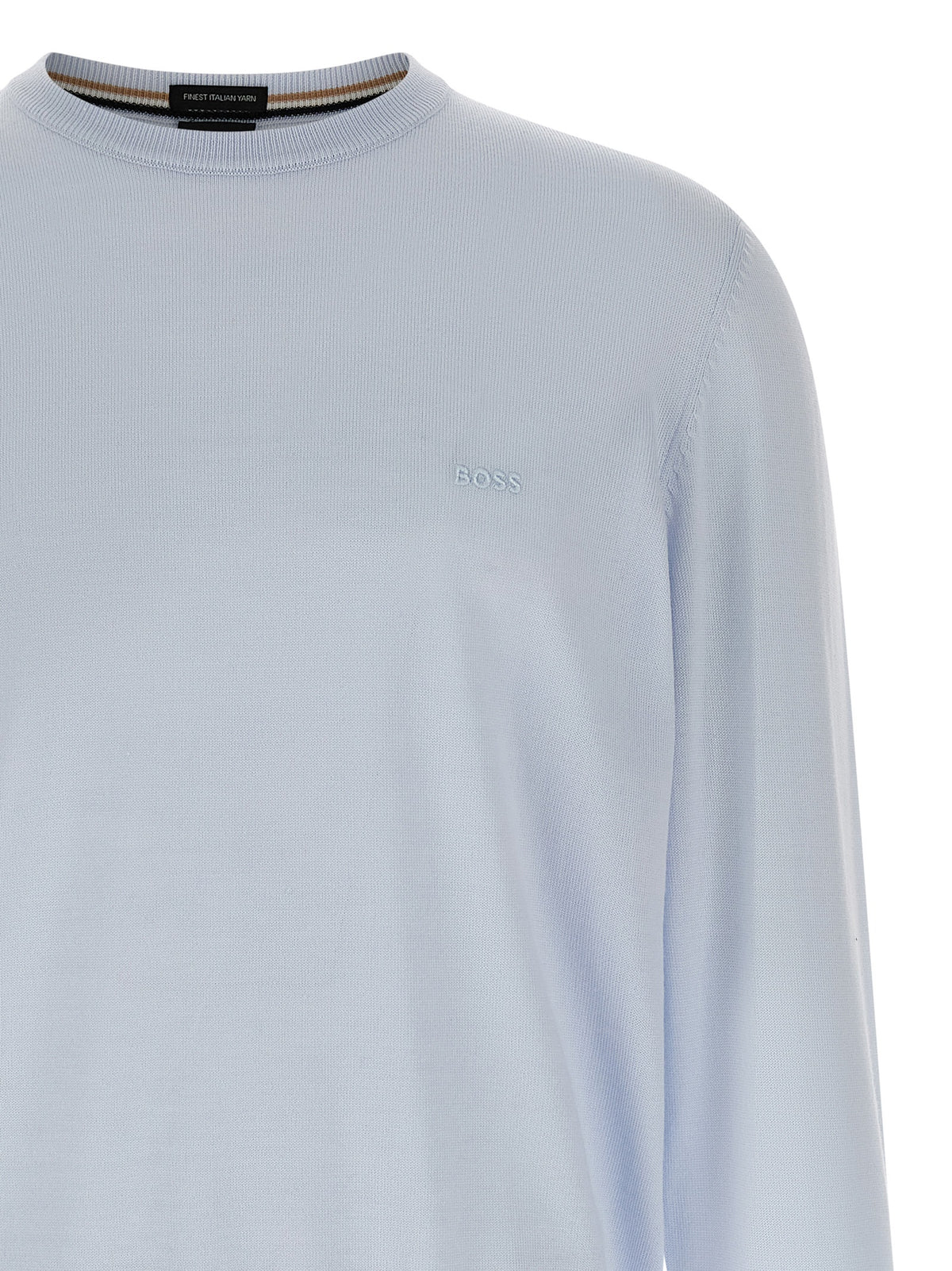 Cardigan Hugo Boss bleu en laine vierge