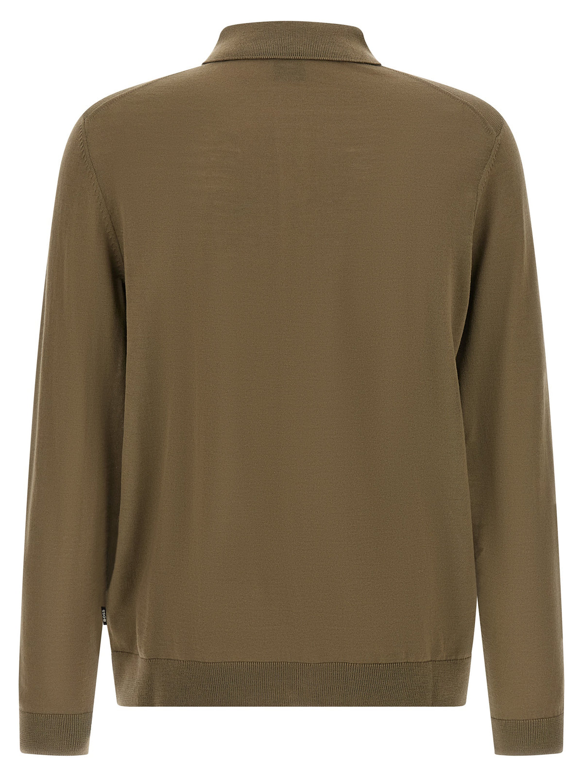 Polo Hugo Boss bicolore en laine vierge