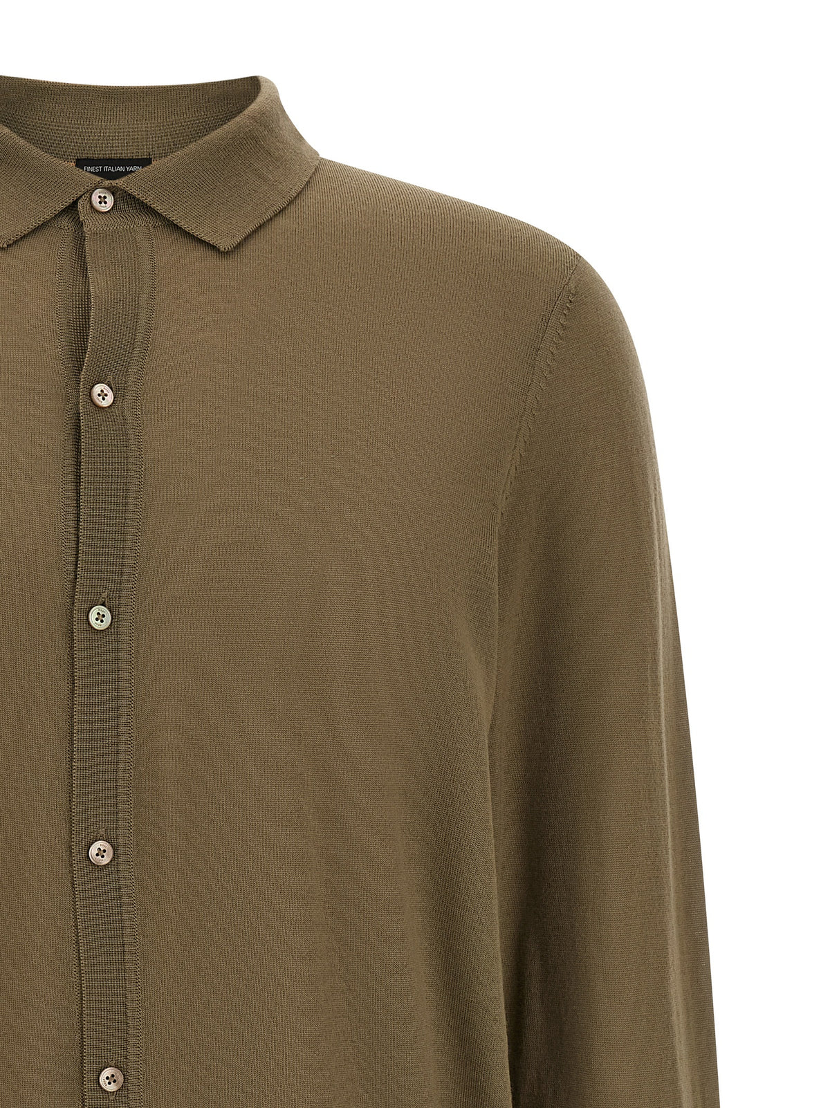 Polo Hugo Boss bicolore en laine vierge