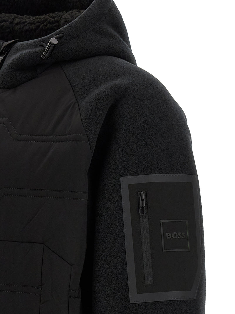 Veste Hugo Boss en polyester noir