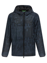 Hugo Boss Blue Rubber Shell Jacket
