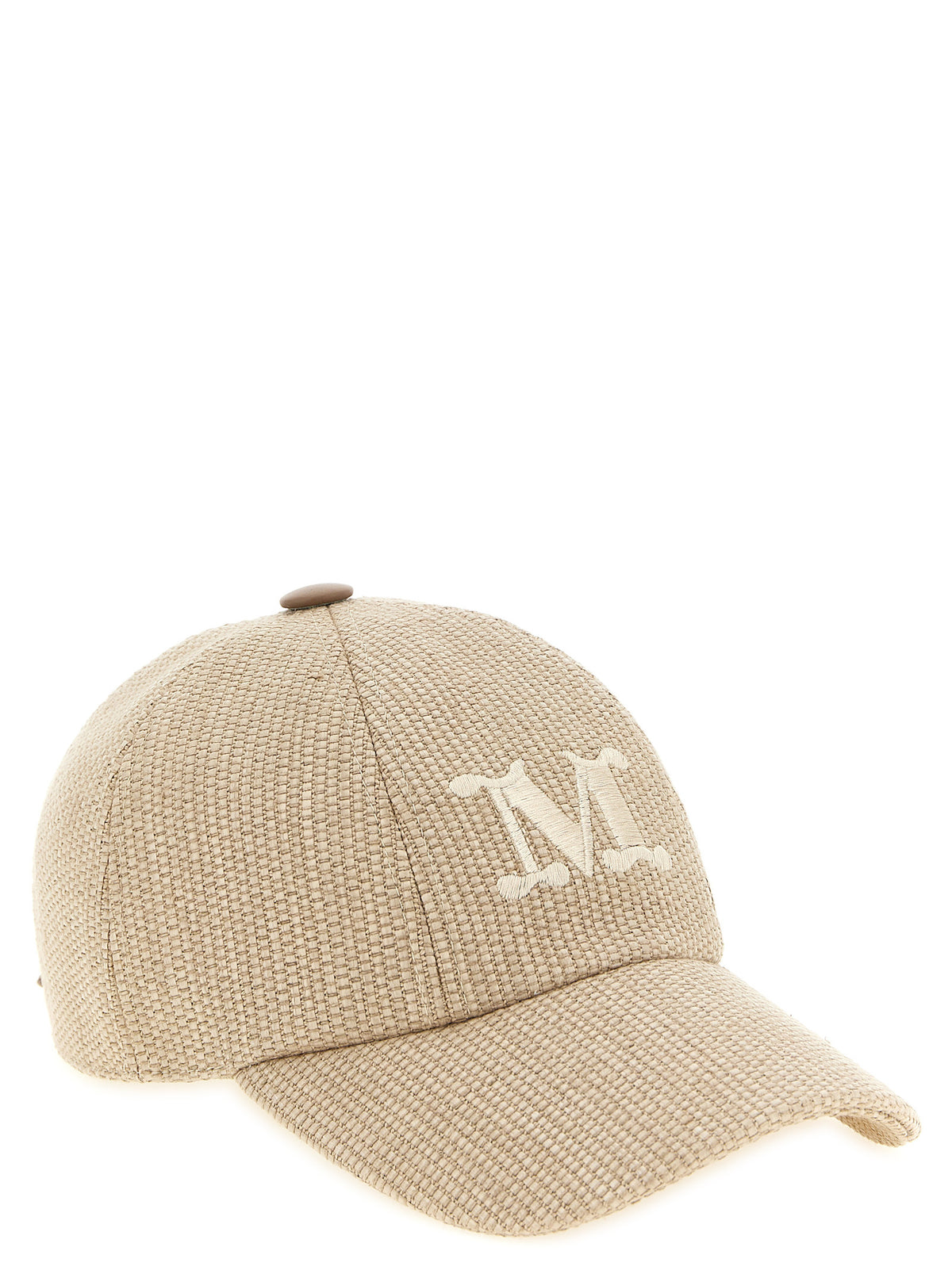 Max Mara MxaCircense Beige Cotton Cap - Stylish Women's Hat